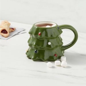NEW 2022 Wondershop™️ (Target) Earthenware Christmas Tree Mug -12.8oz